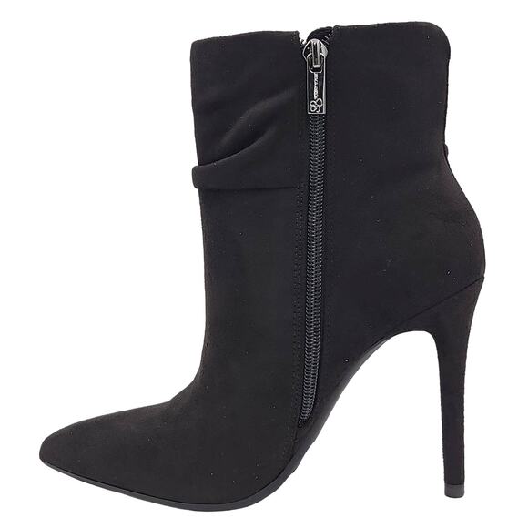 Jessica Simpson Women Stiletto Heel Ankle Booties Lerona Size US 5M Black - Picture 3 of 6